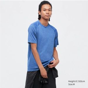 DRY-EX Mapping Printed Crew Neck Short-Sleeve T-Shirt